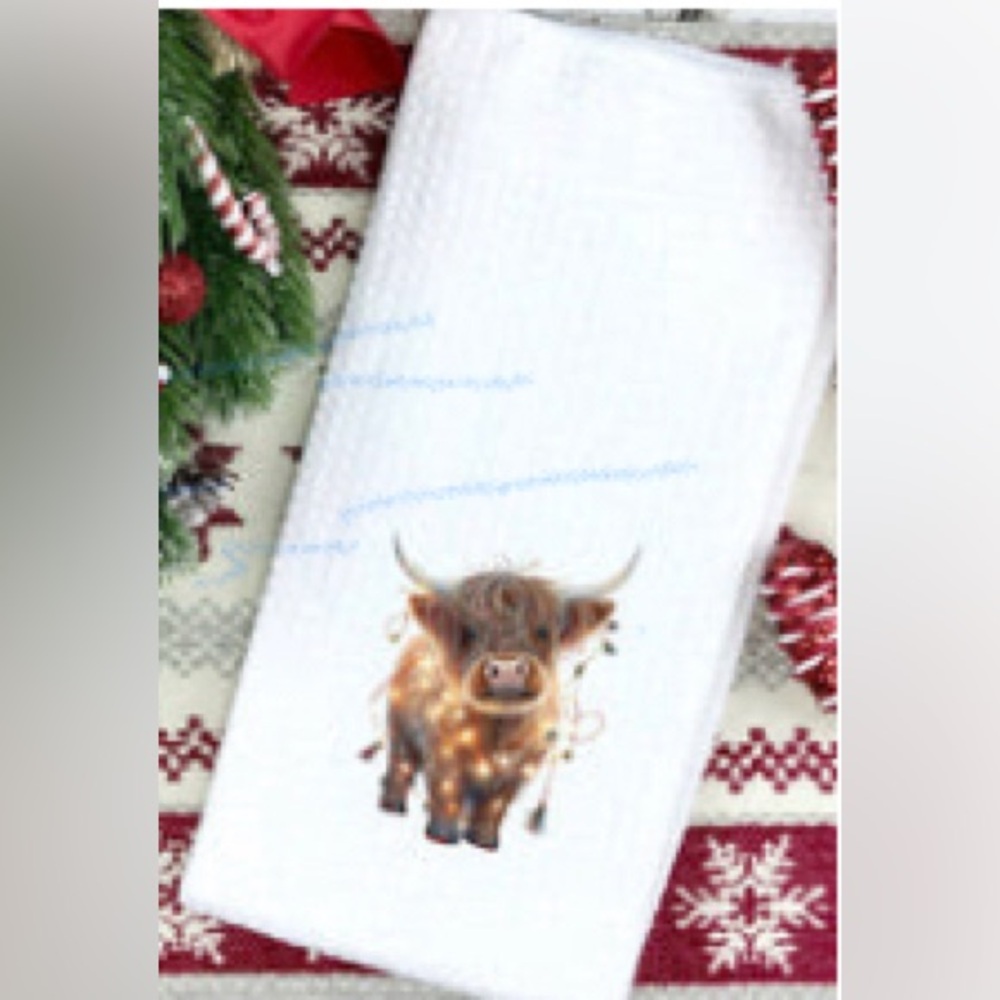 Caught in light’s kitchen towel